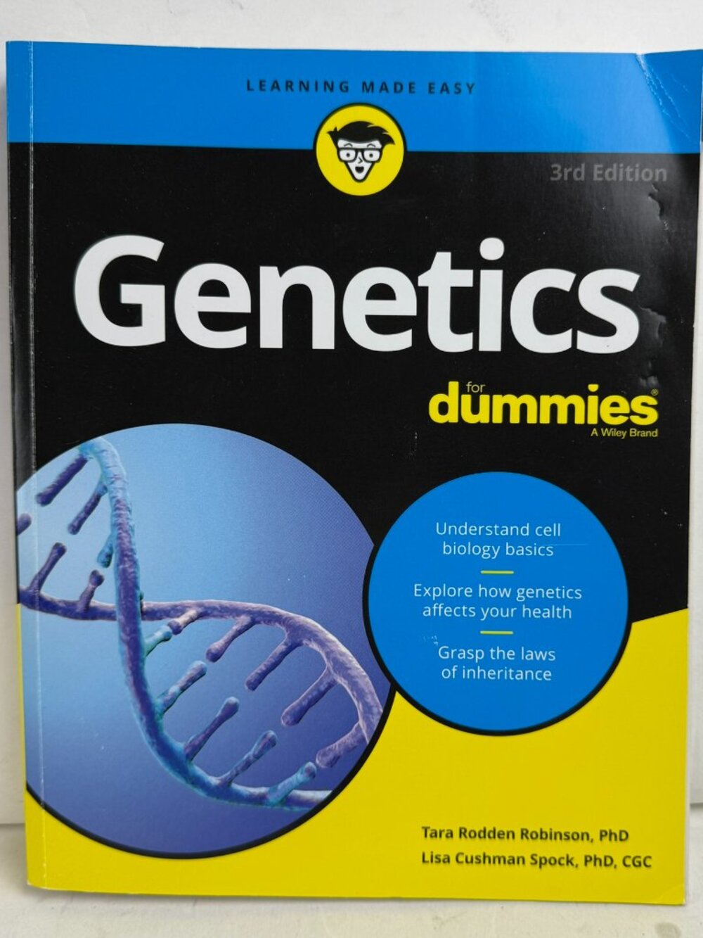 Genetics For Dummies 3rd Edition Robinson Spock Paperback Book 9781119633037